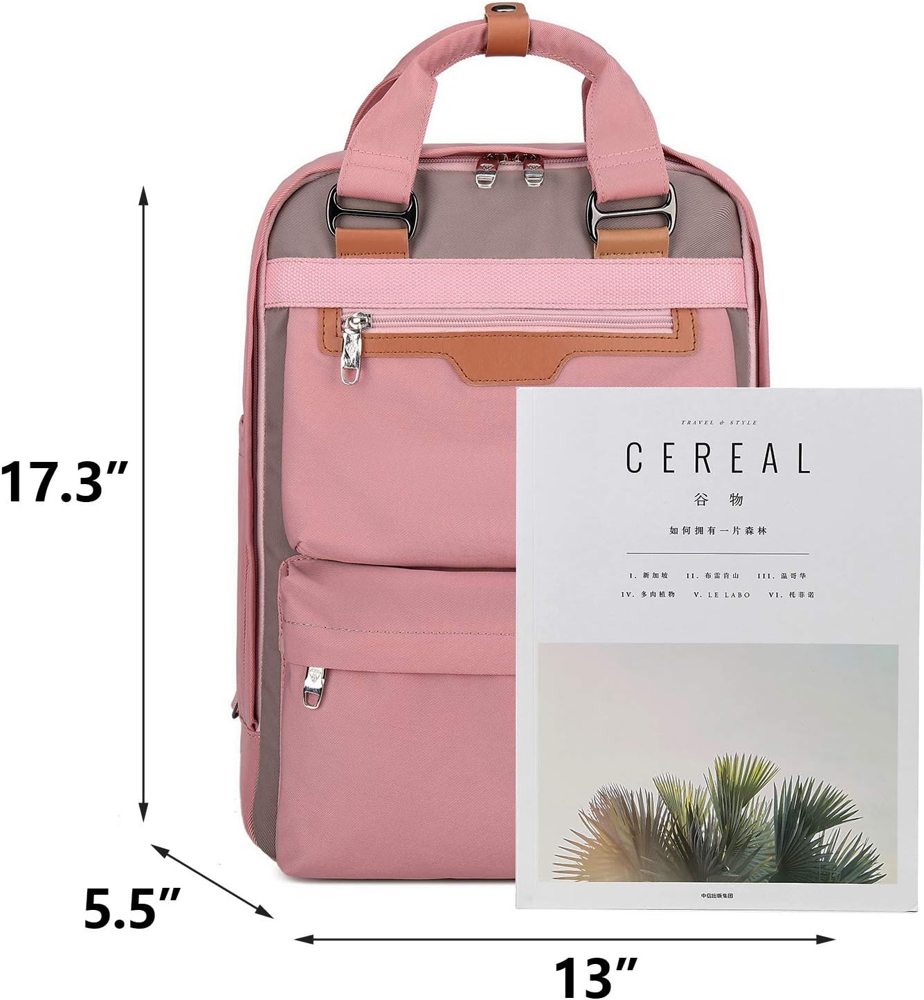 Free Shipping Over $50 ZOLREN Laptop Backpack for Women 15.6 Inch,Japanese Travel Backpack Lightweight Slim Waterproof Japanese School Bag Casual Daypack for Business/College (Pink) Review ZOLREN Laptop Backpack for Women 15.6 Inch,Japanese Travel Backpack Lightweight Slim Waterproof Japanese School Bag Casual Daypack for Business/College (Pink)