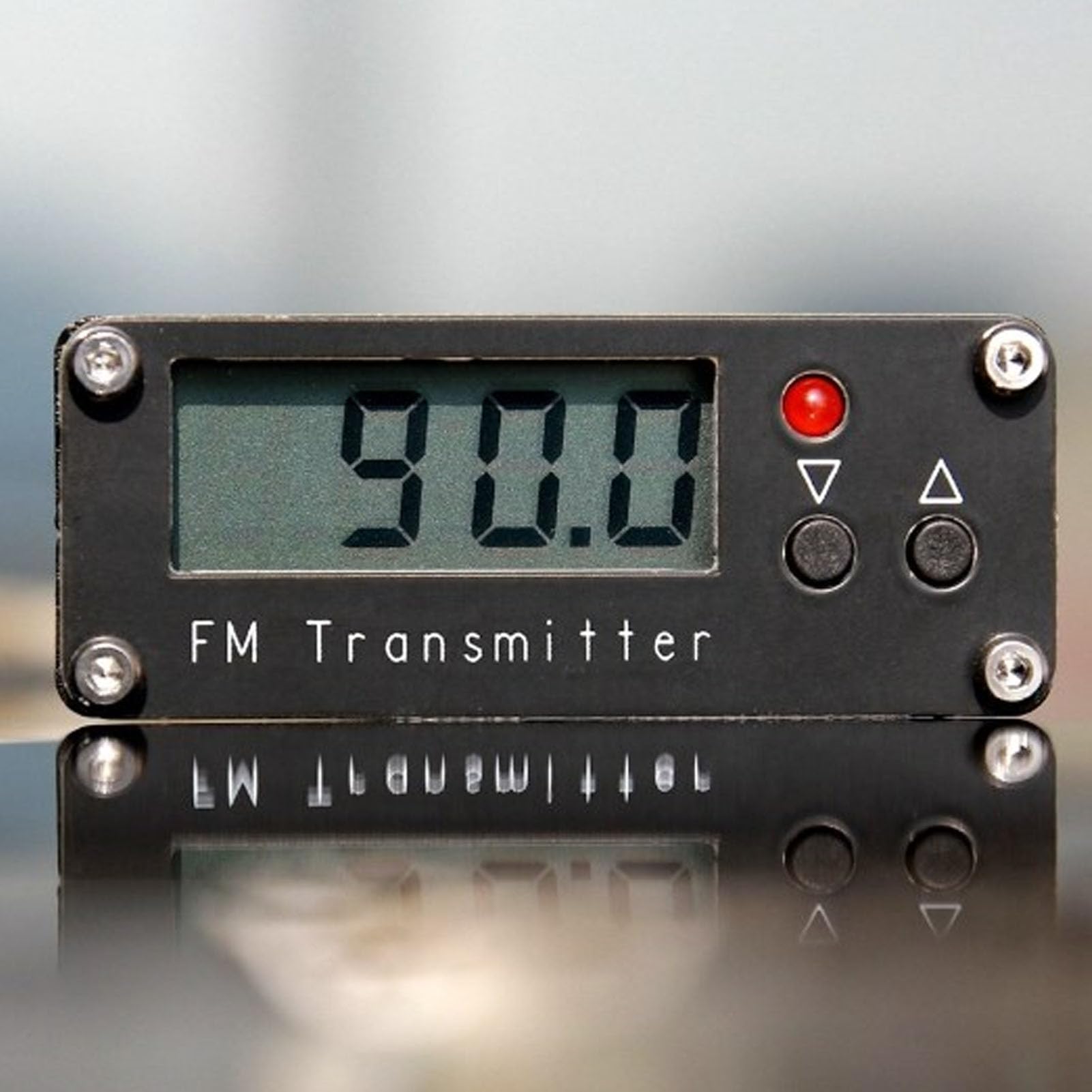 Cryfokt Nadajnik FM, Dalekiego Zasięgu 2000 M, Stereofoniczna Stacja Radiowa FM z Gniazdem Audio 3,5 Mm, 76 do 108 MHz, do Drive, Parkingu Przy Kinie, Szkolnego Supermarketu