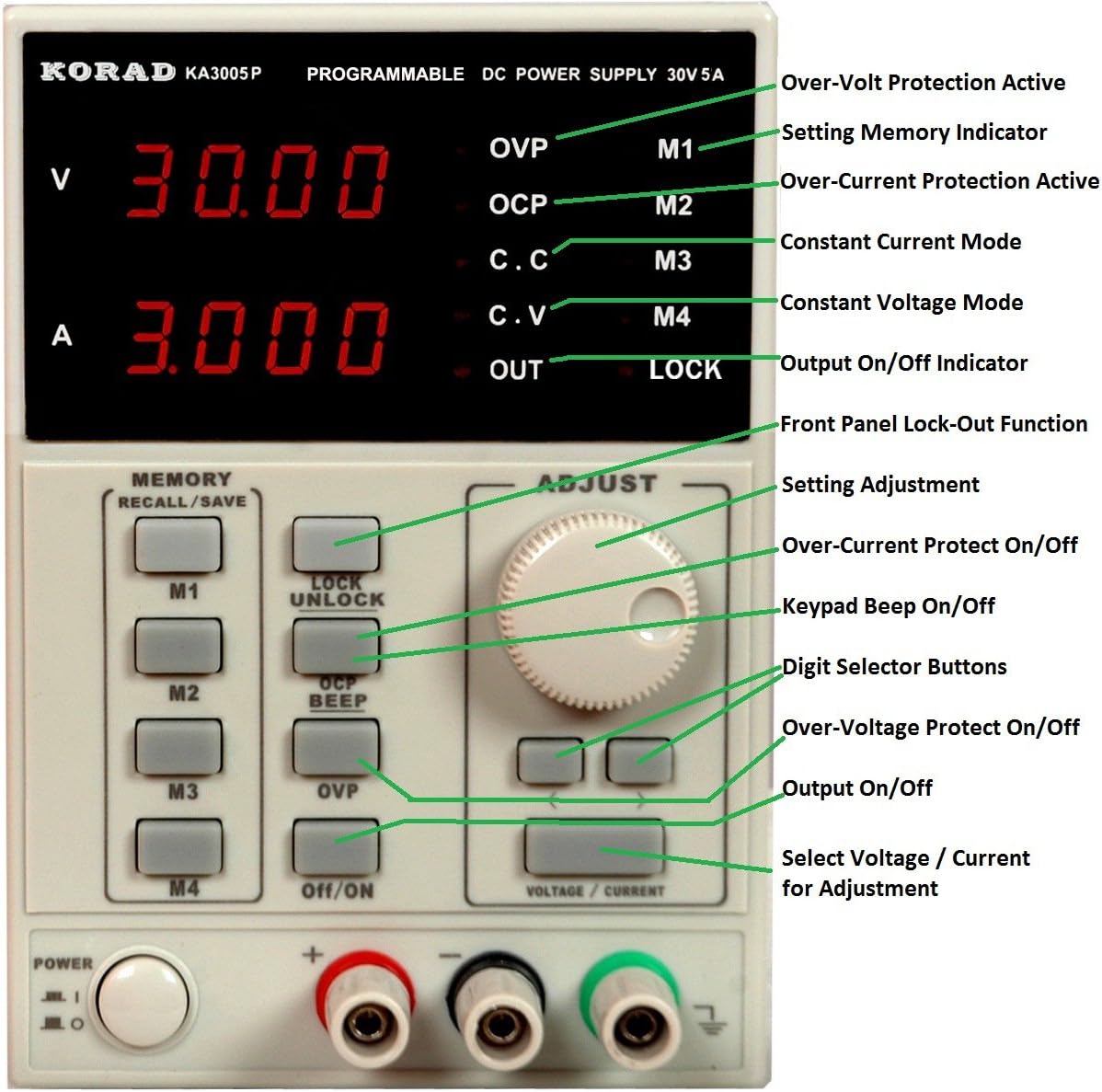 Best Deal KORAD KA3005P - Programmable Precision Variable Adjustable 30V, 5A DC Linear Power Supply Digital Regulated Lab Grade Free Shipping Over $50 KORAD KA3005P - Programmable Precision Variable Adjustable 30V, 5A DC Linear Power Supply Digital Regulated Lab Grade