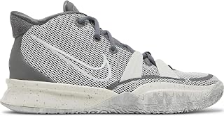 Youth Kyrie 7 SE Basketball Shoes (4Y, Light Smoke Grey/White/Smoke Grey)