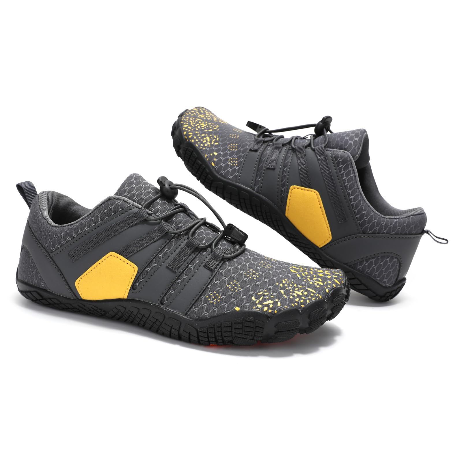 Hot Dingding Barfußschuhe Herren für Wassersport, Wandern, Laufen & Strand, leichte Bequeme Outdoor-Wanderschuhe mit breiter Zehenbox