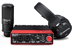 Steinberg UR22C Recording Pack: Professional Audio Interface for Musicians and Producers