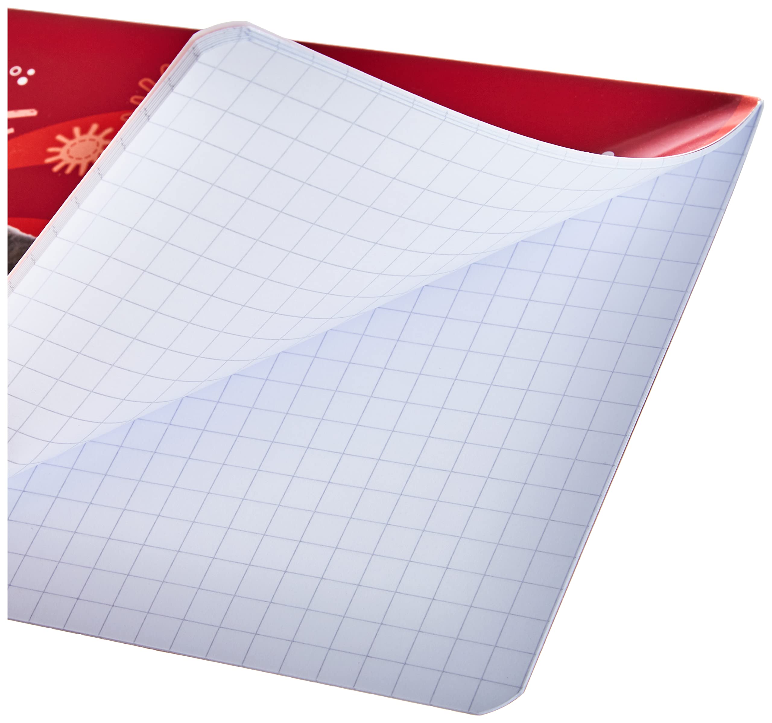 Herlitz 3320702 zeszyty A5/16, liniatura 07 (w kratkę 7 x 7), FSC, mieszane, 10 sztuk, różne motywy