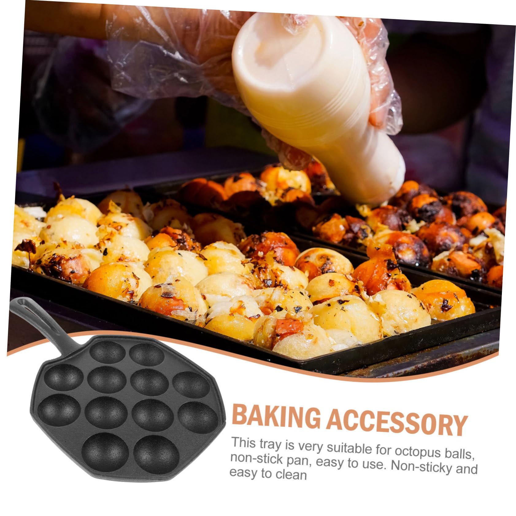 Cabilock Moule à Pâtisserie Fonte pour Œufs de Caille et Résistant et Cuisson Uniforme pour Cuisine Maison