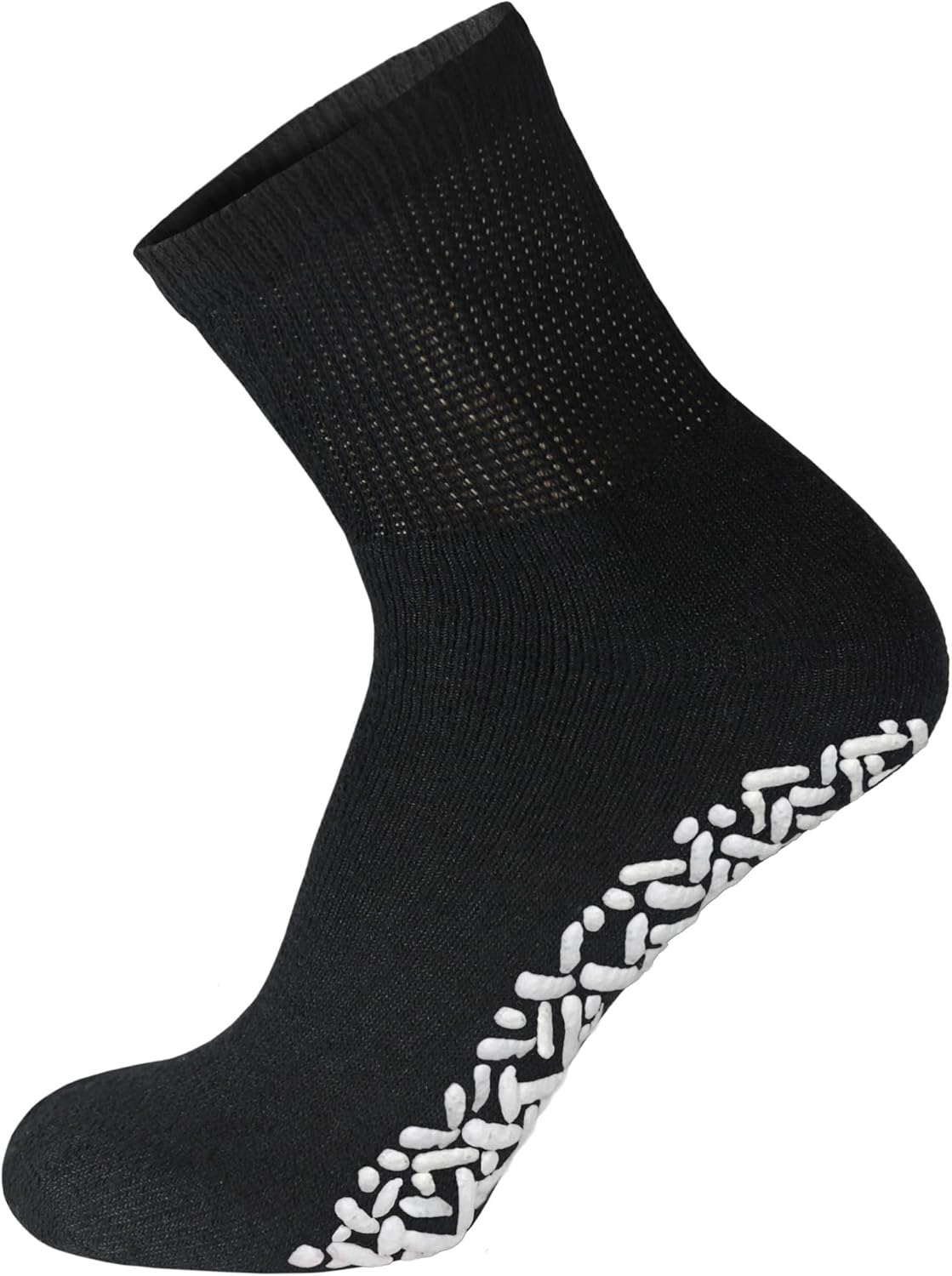 Non-Skid Cotton Ankle Socks, Non-Binding Neuropathy Diabetic Quarter Socks, 3-6 - 12 Pairs Pack - Image 6