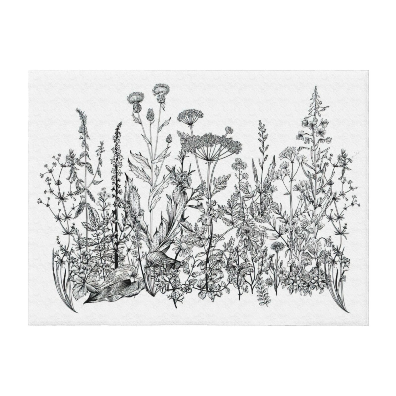 Couverture légère haut de gamme motif floral noir et blanc pour lit chic