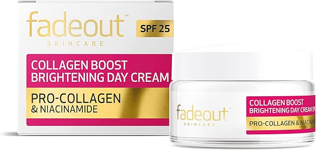 Fade Out Collagen Boost Day Cream SPF25 with Pro-Collagen & Niacinamide, 50ml