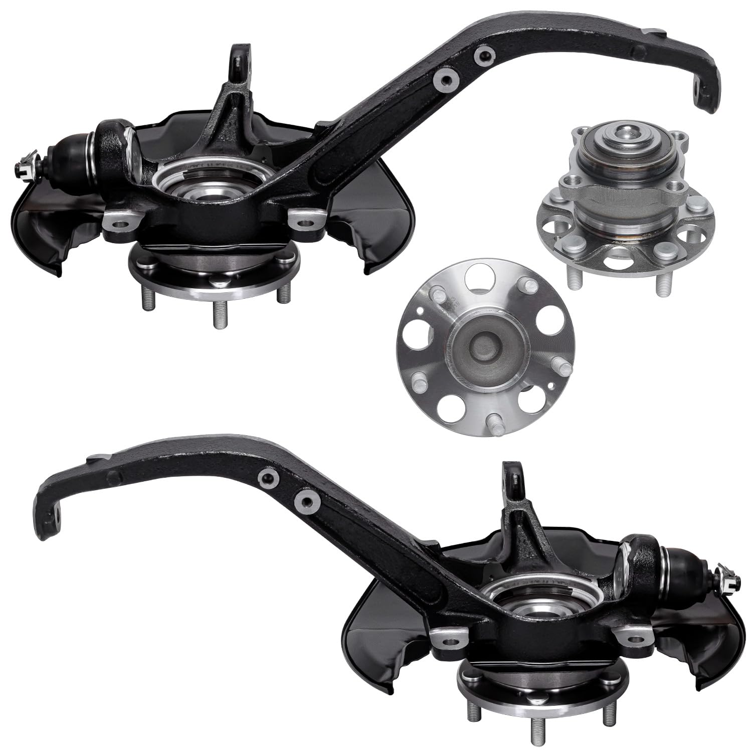 Detroit Axle - 4pc Steering Knuckles Kit for 2009-2014 Acura TSX