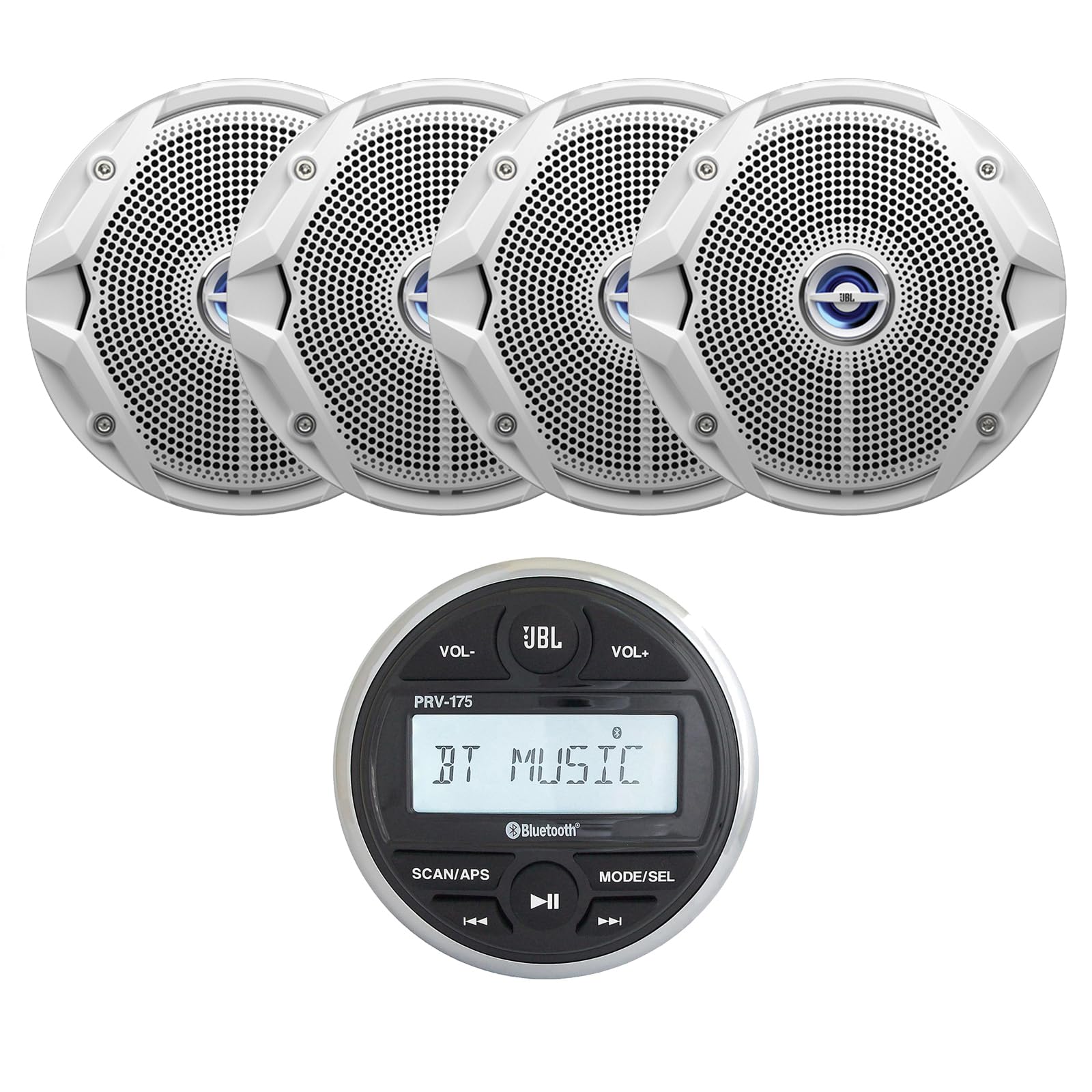 JBL PRV 175?AM/FM/USB/Bluetoothゲージスタイルステレオ 9jupf8b Amazon.com: JBL PRV-175 Marine Gauge Hole Mount USB Bluetooth AM