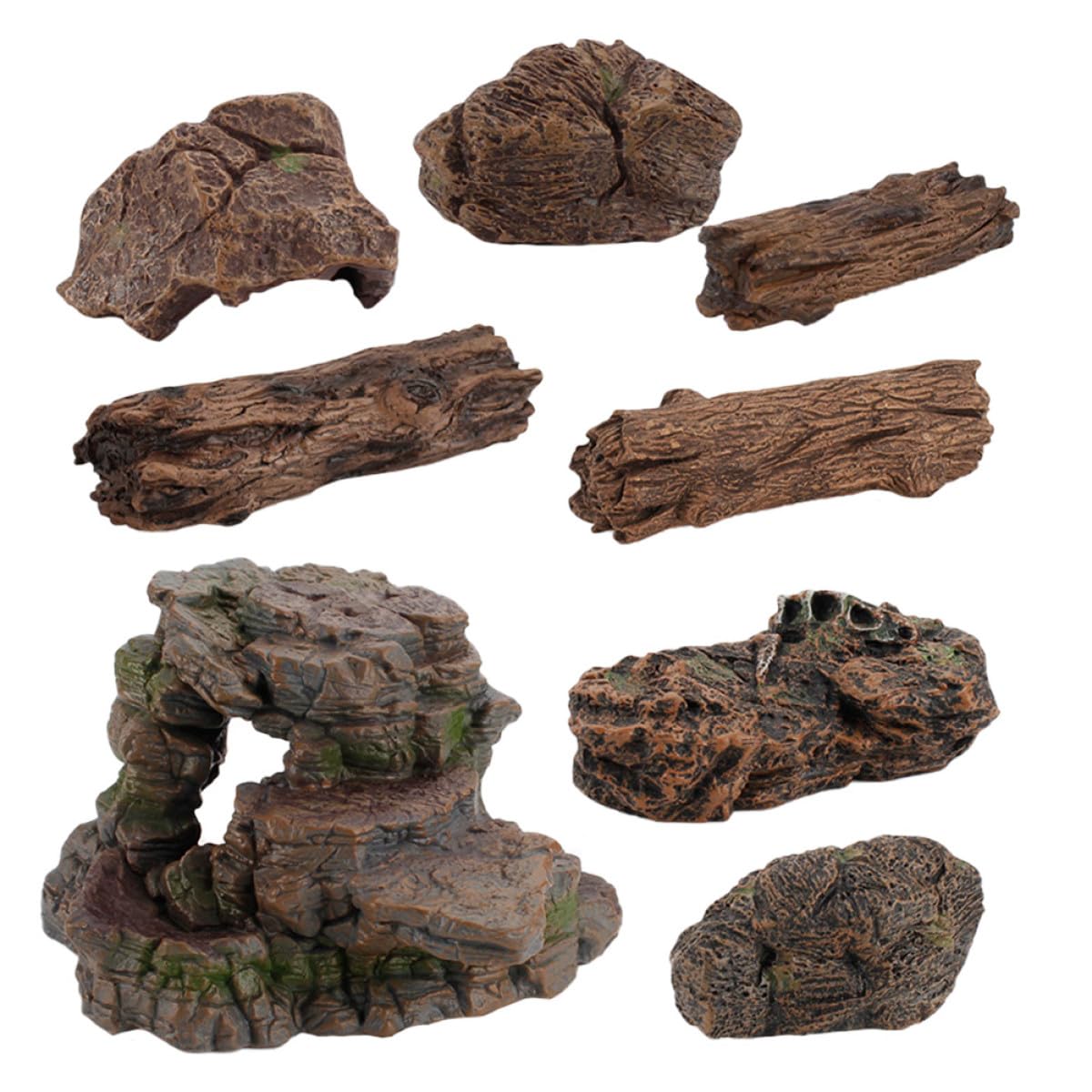 Modèles de paysage statique miniatures pour décors de train et jeux créatifs