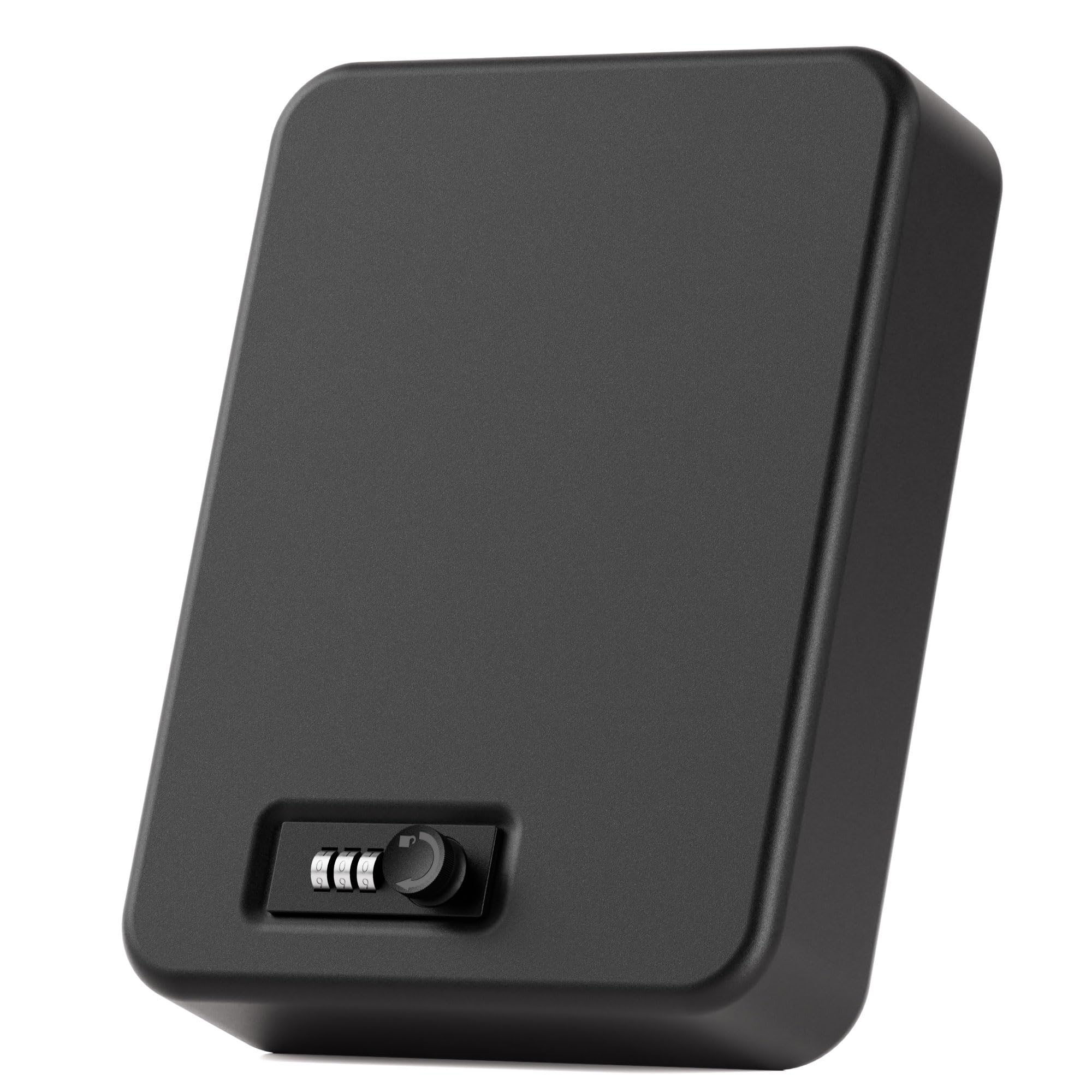 Grimtron Petit coffre-fort avec serrure à combinaison, boîte de sécurité portable