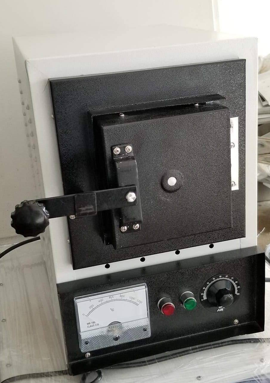 Muffle Furnace Rectangular Lab Science Heating Equipment 220V Non Digital