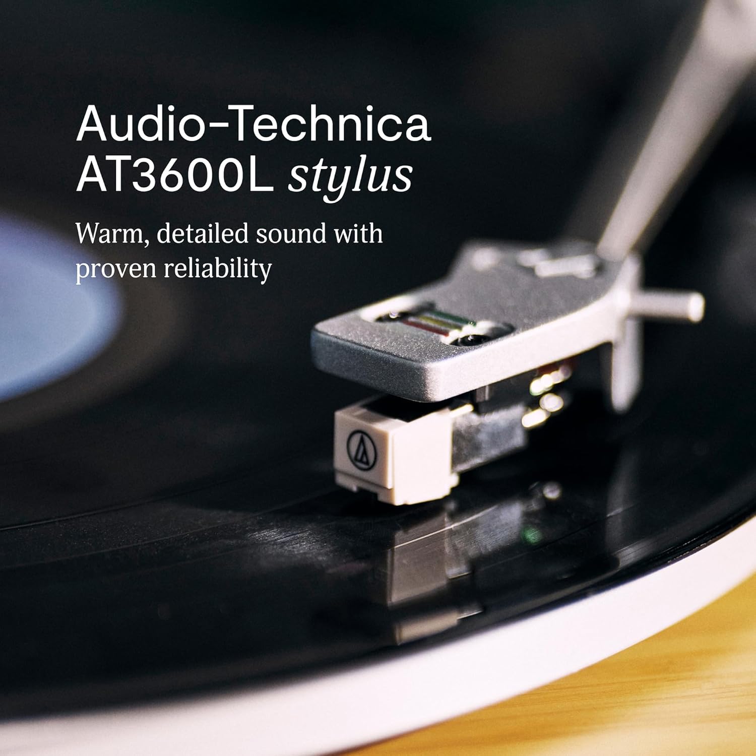 House of Marley Stir It Up Wireless 2 Turntable with Speakers - Sustainably Made Bluetooth Record Player & 10W Bookshelf Speakers, Easy Set Up Vinyl Player with an Audio Technica Cartridge, Bamboo