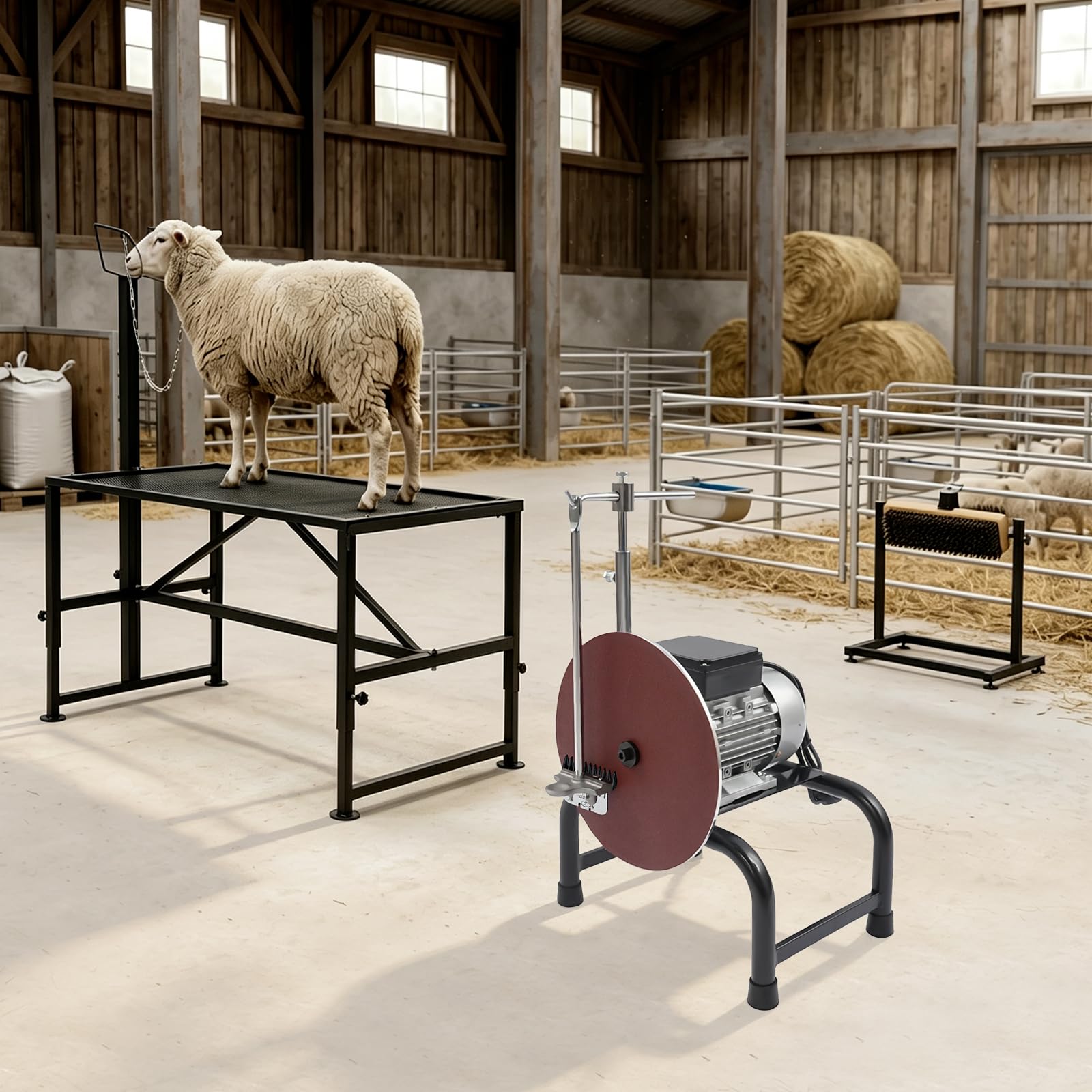 Schermesser Schleifmaschine 550W, 2800U/min für Schafschere Viehzucht Farm
