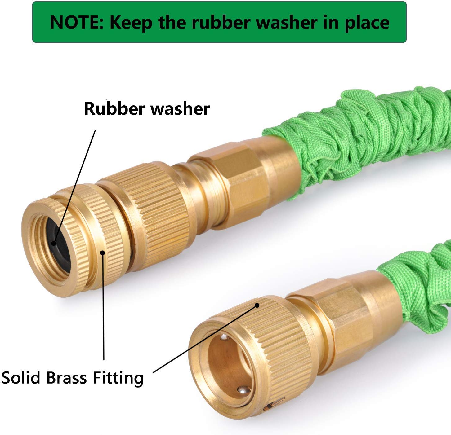 Homeme Garden Hose Expandable 150FT Expanding Magic GardenHosePipe