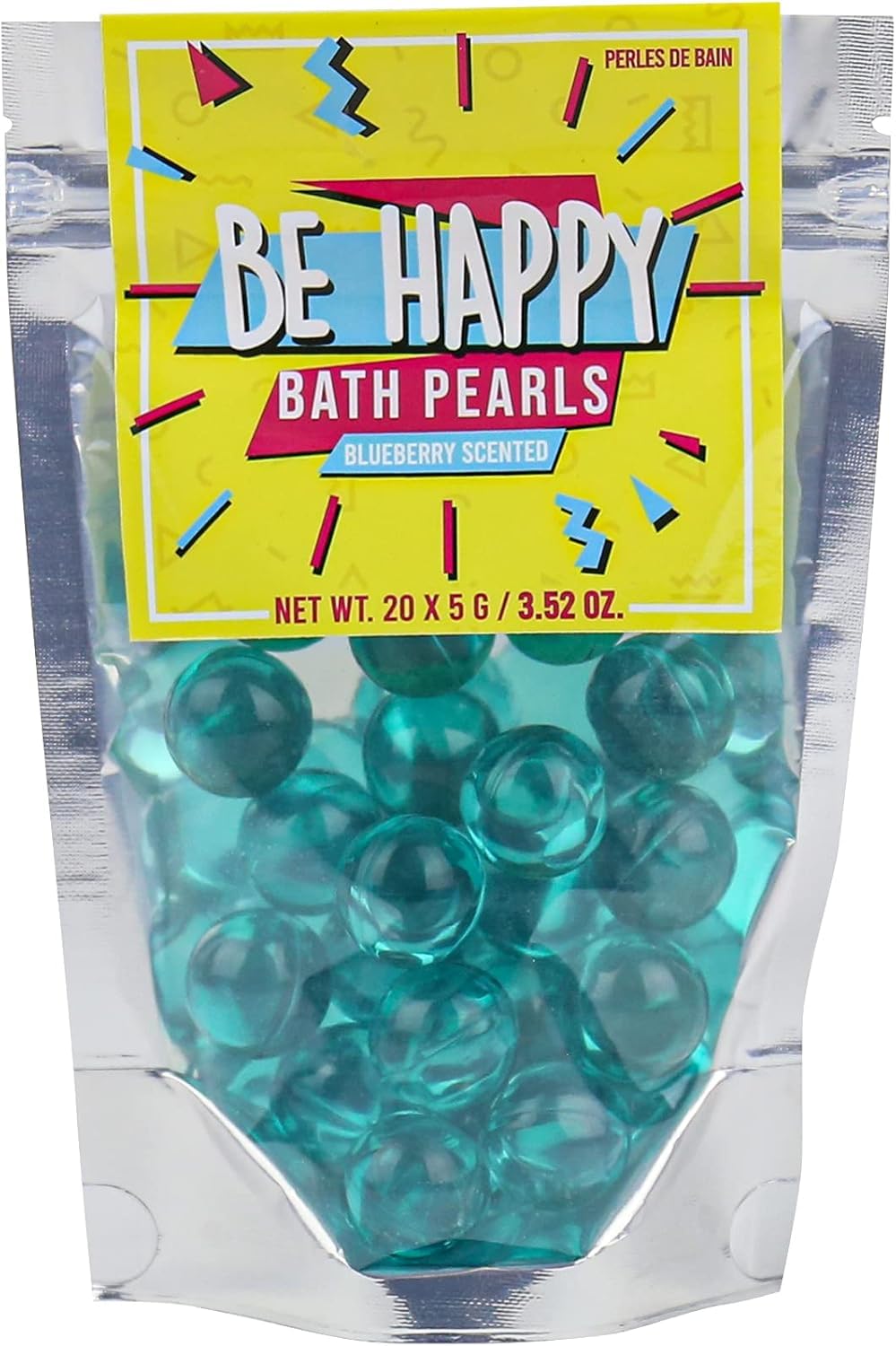 Gavepublik Gift Republic Bath Pearls Be Happy 20-Pack Blueberry Scent Multicoloured
