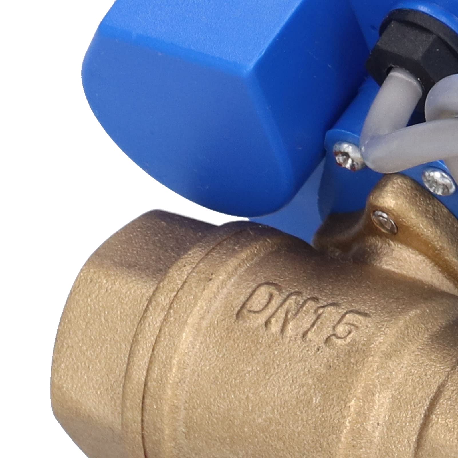 Valvola del Solenoide, Acqua Automatica di Spegnimento Acqua Smart Acqua Speguita Valvola Mini Ottone Motorizzato a 5 Filo DC12 V Attraverso l'interruttore Indicazione Valvola a Sfera Elettrica BSP
