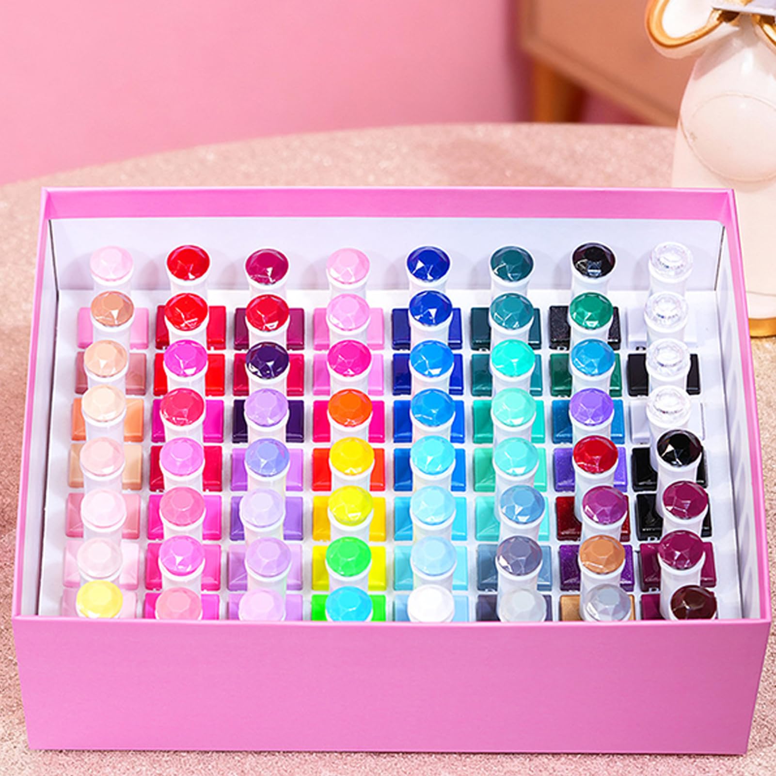 Nagellack Set 60 Farben Schnelltrocknend Langanhaltend Handpflege Werkzeug | Gel Lack Farben Für Täglich Zuhause Reise Maniküre Spa Pflege Hochzeit Party Feiertag Festival Sommer