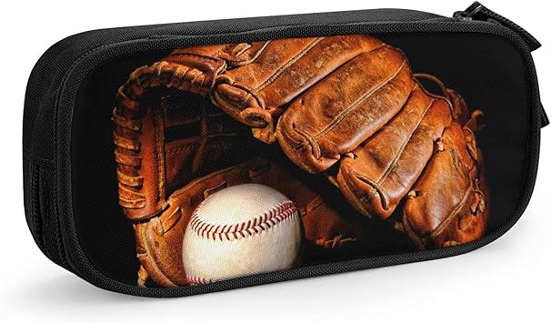 Amazon Co Jp 野球 黒 ペンケース 筆箱 ペンポーチ 大容量 ペンバッグ ツールバッグ 部品袋 化粧品バッグ 化粧ポーチ 高校生 男子 女子 おしゃれ かわいい 大容量 収納 小物入れ 中学生 小学生 文房具 オフィス用品