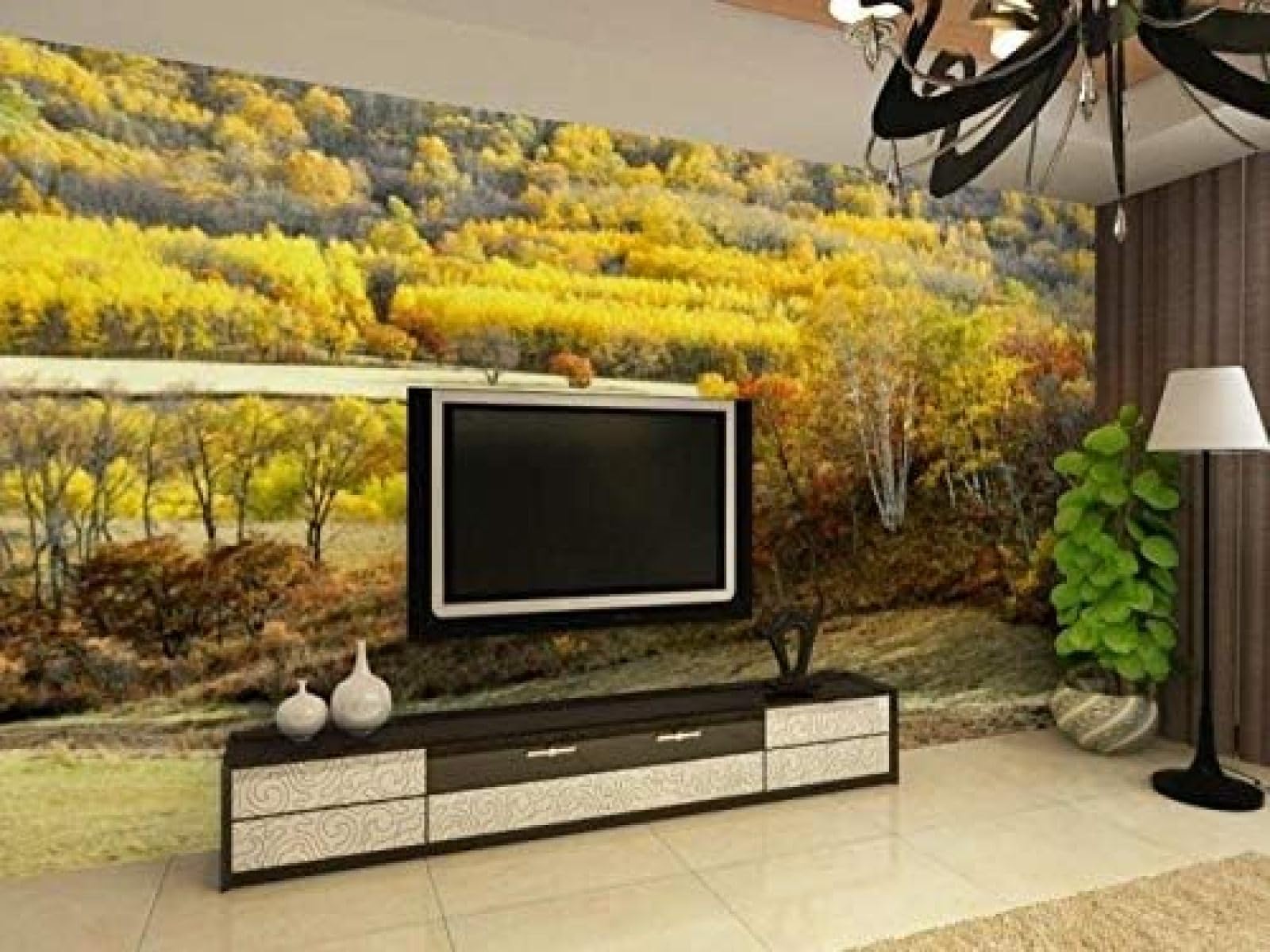 XLMING Jin Jin Qiuca Fotografía De Paisajes Naturales 3D Papel Pintado Sala De Estar Sofá Dormitorio Comedor Decoración Del Hogar Pared-350cm×256cm