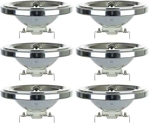 Sunlite Bombillas halógenas 50AR111FL12V6PK de 50W 12V AR111 reflector de aluminio (6 unidades)