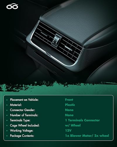 Miniatura 7 de SCITOO Motor del ventilador del calentador HVAC con la jaula del ventilador delantero 700116 para Acura para Legend V6 3.2L 1991 1992 1993 1994 1995