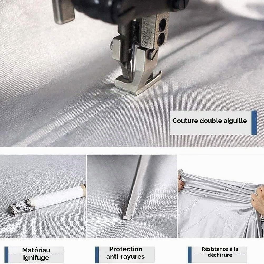 Bâche Voiture Extérieur Anti Grêle pour Toyota Aygo X 2005-2024, Housse De Protection Imperméable À L'eau, Anti-UV, Respirante, Résistant À La Poussière,Pluie, Avec Fermeture À Glissière Housse De Voi