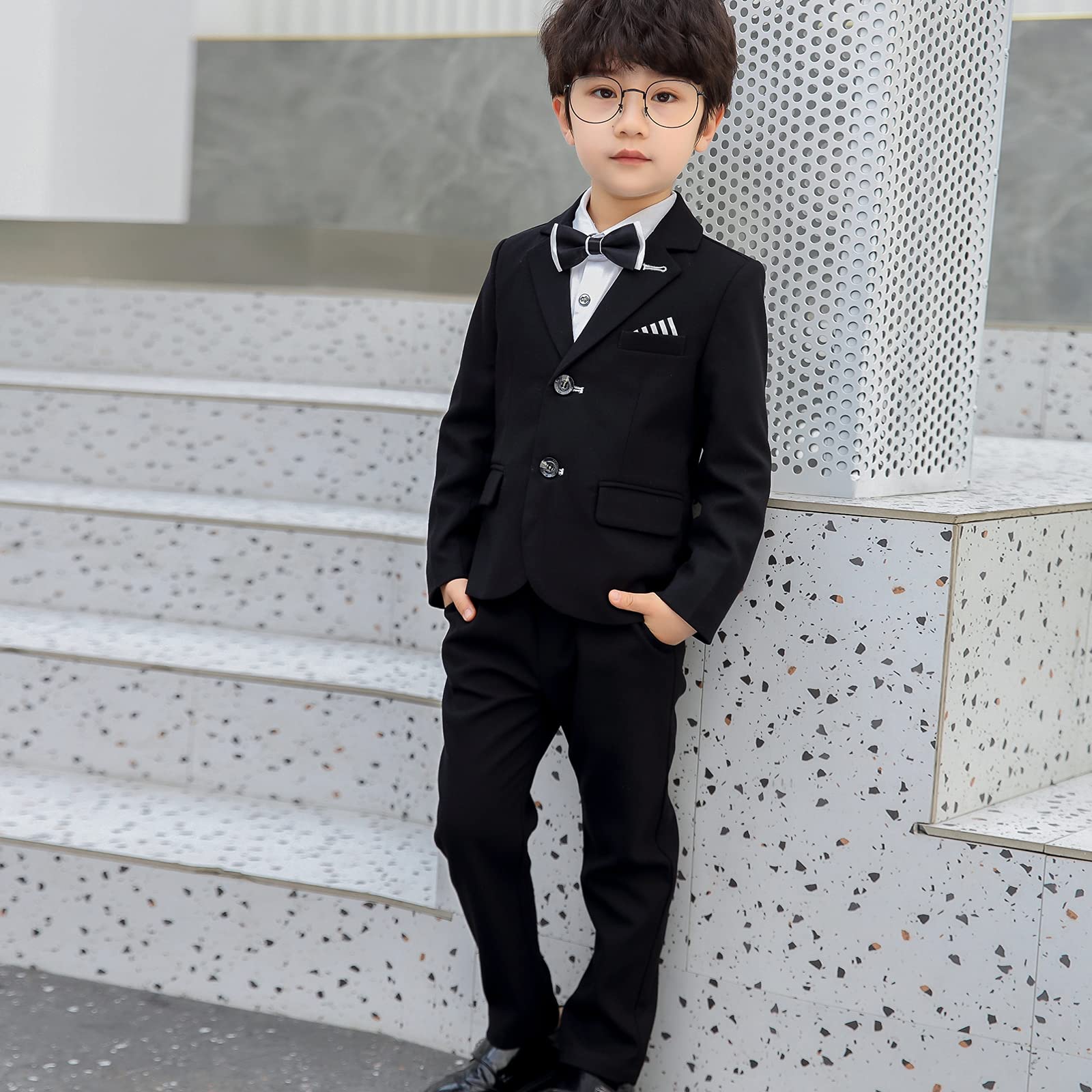 Trajes de Comunion Niño Corte Entallado y Temperamento, Utilizado para El Bautismo y La Comunión, Traje de Niño de Tres Piezas