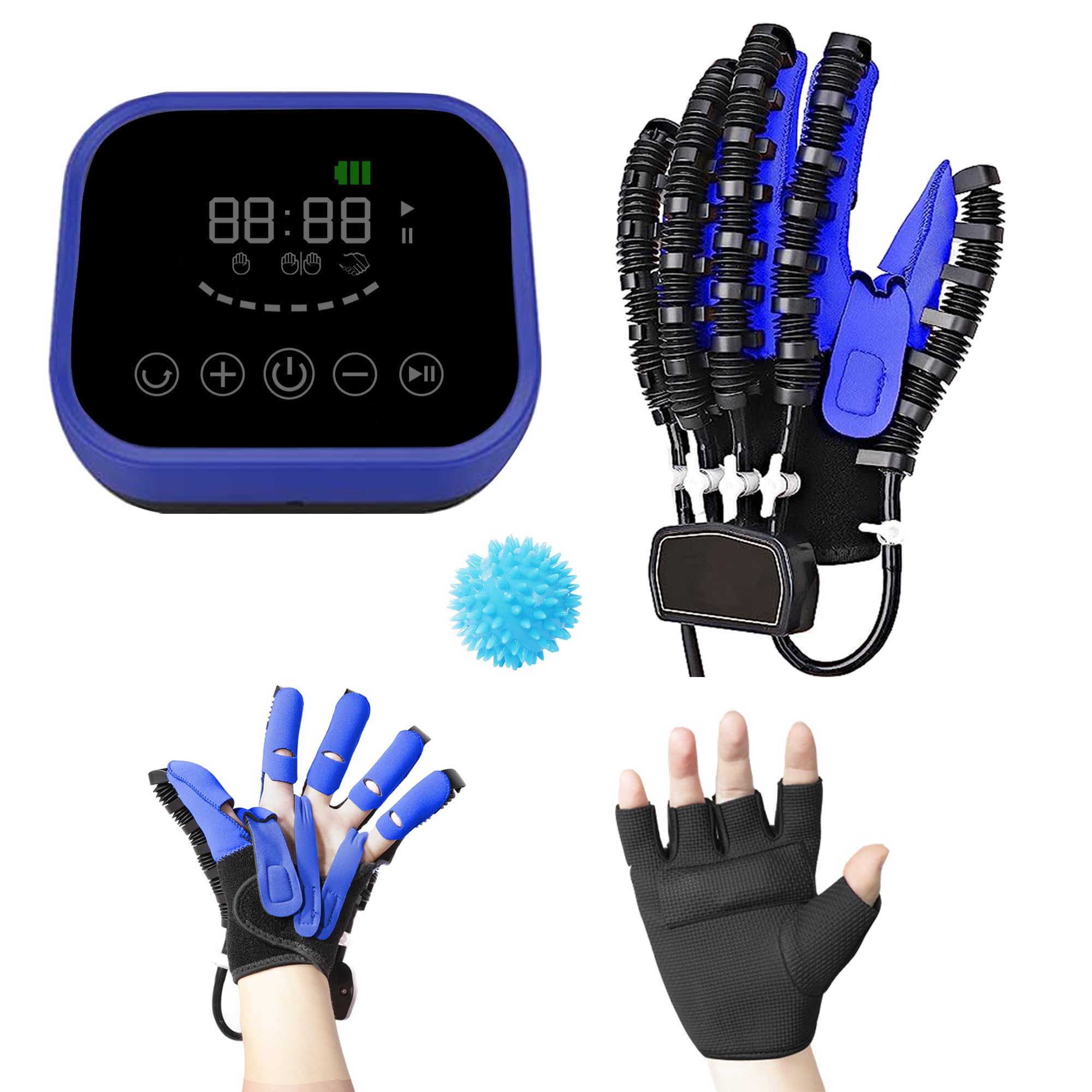 Guantes de robot de rehabilitación de manos,Dispositivo funcional de recuperación de golpe de mano,entrenador de hemiplejía de accidente cerebrovascular