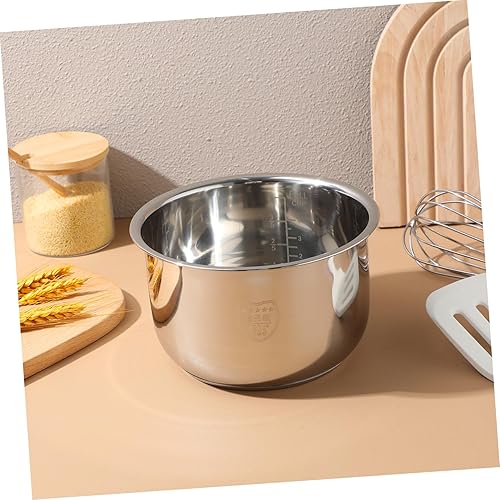 Miniatura 7 de Instants Pot - Olla de cocina interior de acero inoxidable de 2 litros, recipiente interior de repuesto para olla a presión tradicional, tazón,