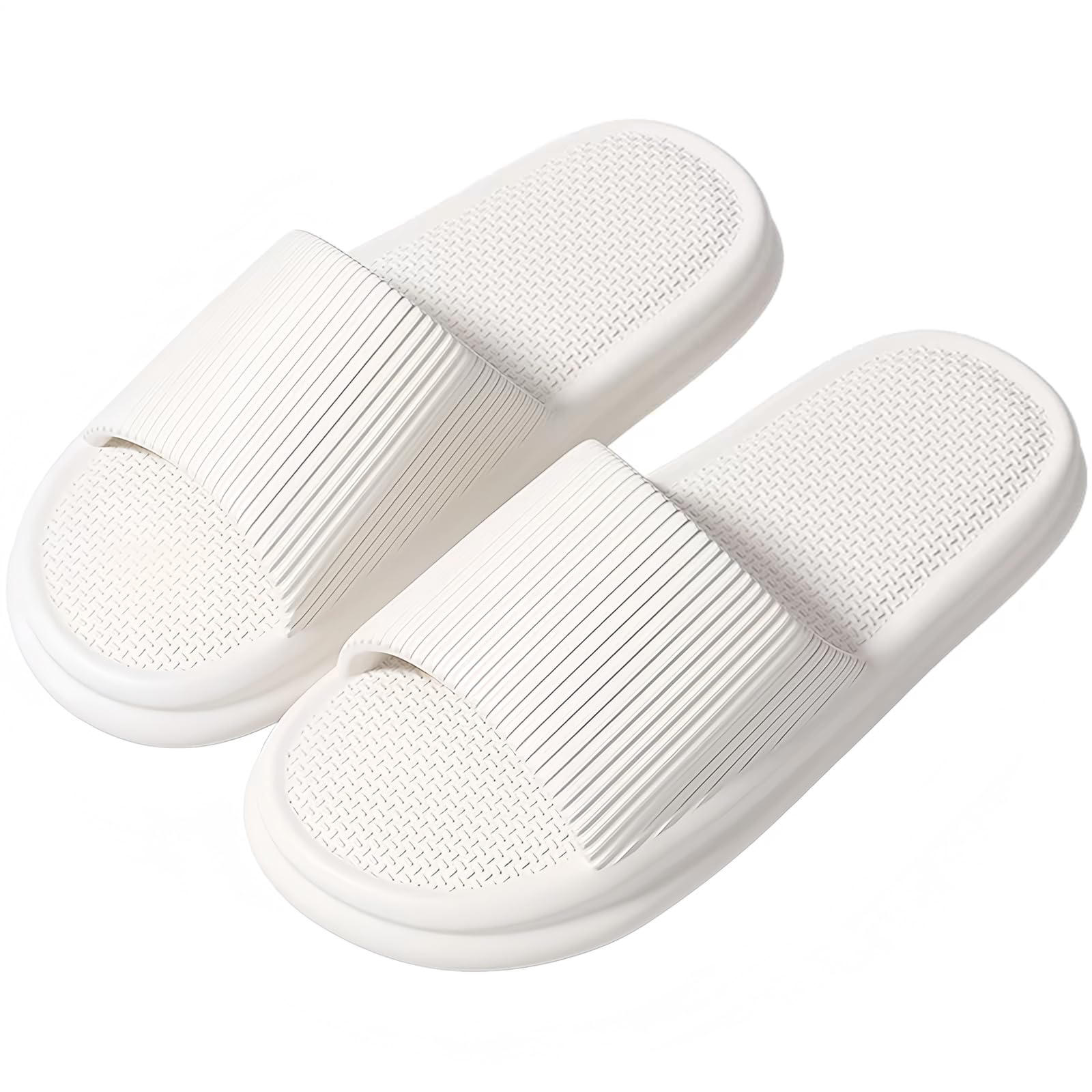 Milaloko Frauen Männer Dusche Hausschuhe Rutschfeste Badezimmer Sliders Dusche Sandalen Unisex Slip On Hausschuhe für Zuhause Indoor Badezimmer Pool