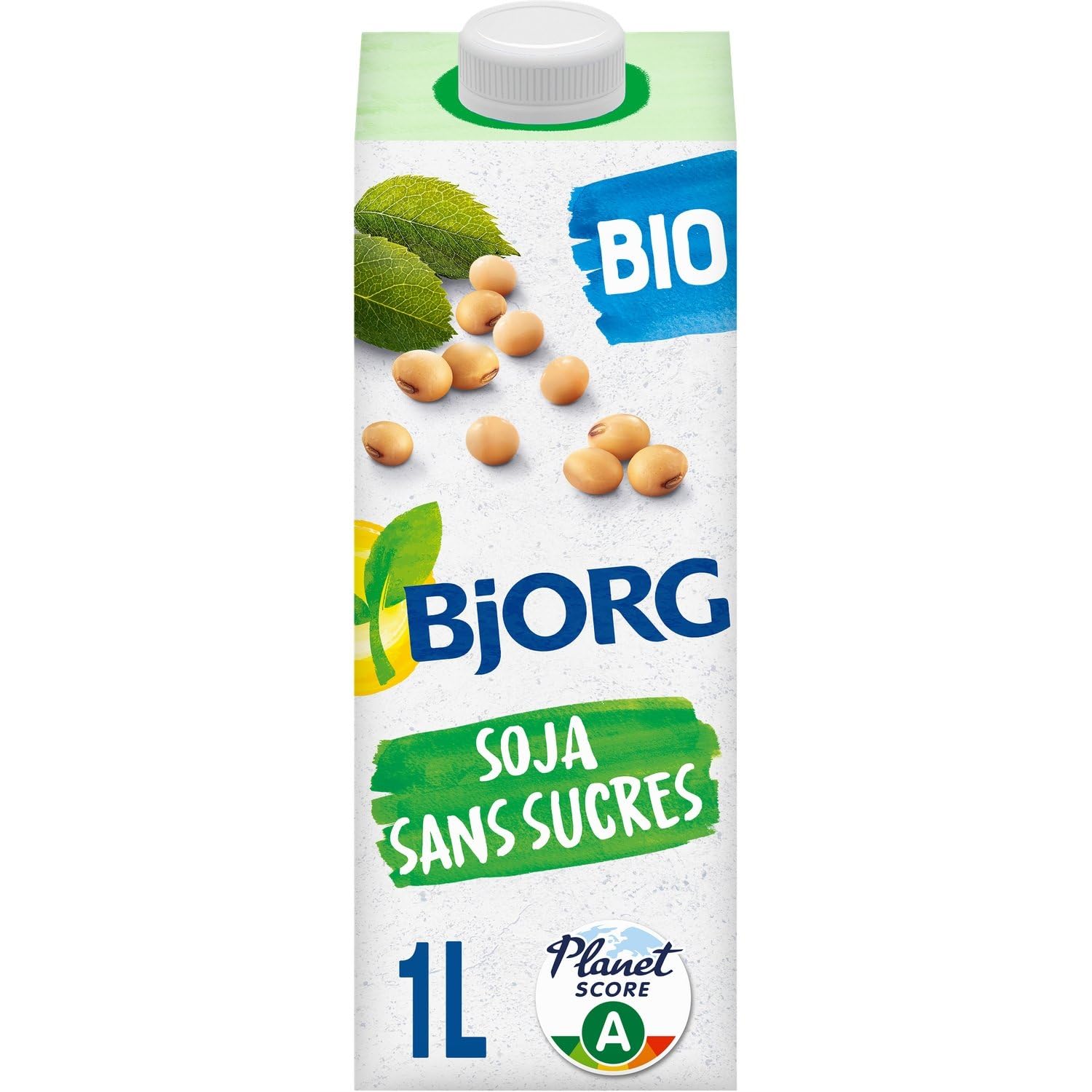 Pour un quotidien végétal sans sucres ajoutés — BJORG Boisson végétale soja nature Bio, format 1L - Lot de 4