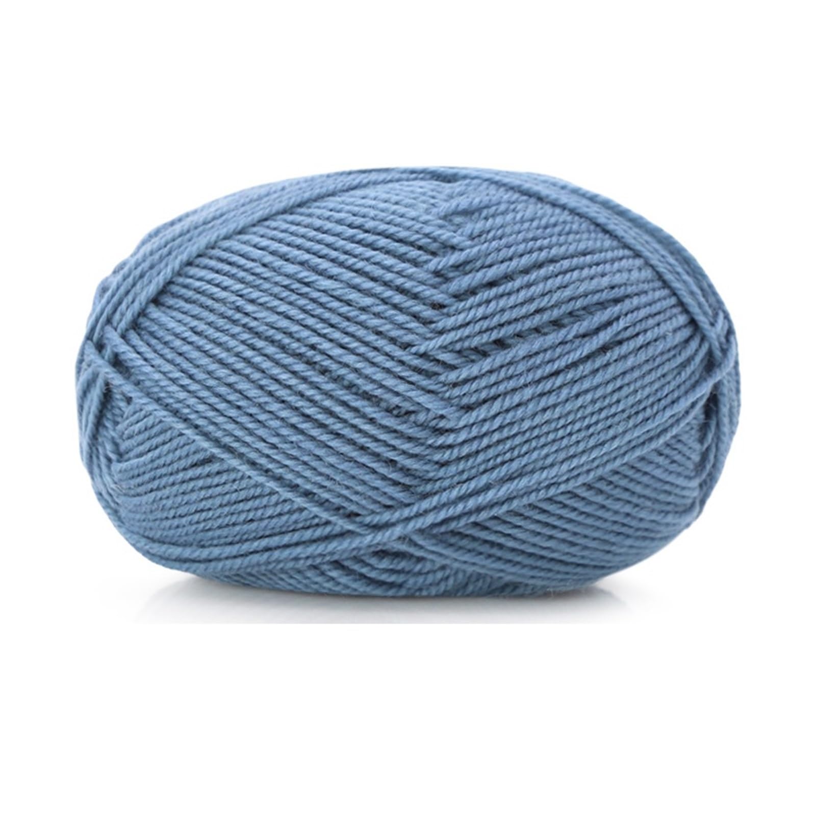 6 pezzi 300g filo di lana fatto a mano autunno e inverno caldo maglione cappello sciarpa palla di filato(07 Mist Blue)