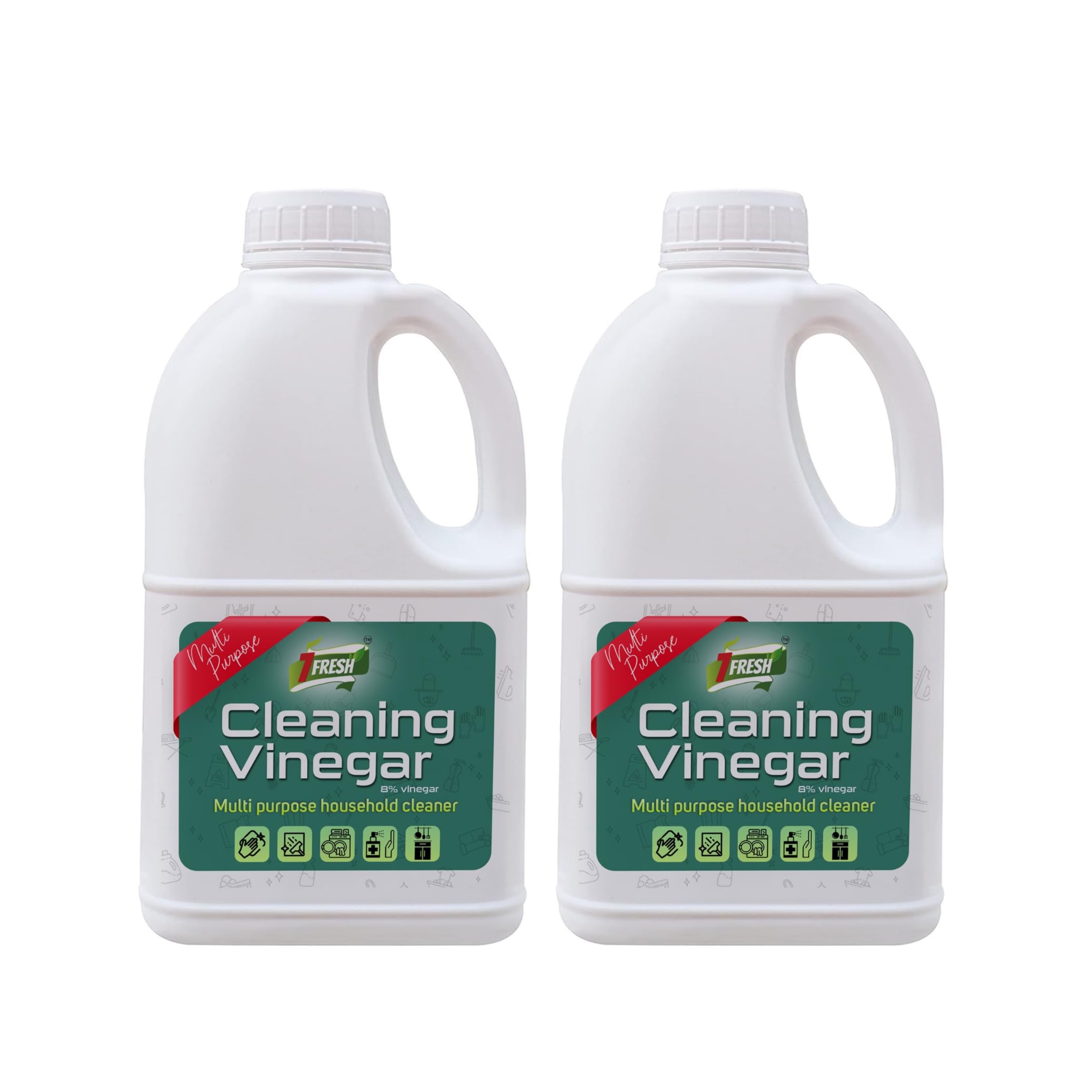 7Fresh Cleaning Vinegar 8% concentrated for Multipurpose Cleaning 1.8 L (2 Bottle of 900 ml) Hardwater Stain Remover,Glass,Limescale, Fruits & Vegetable,Fridge Odour Remover (B0DFPC4K4F) Amazon Price History, Amazon Price Tracker