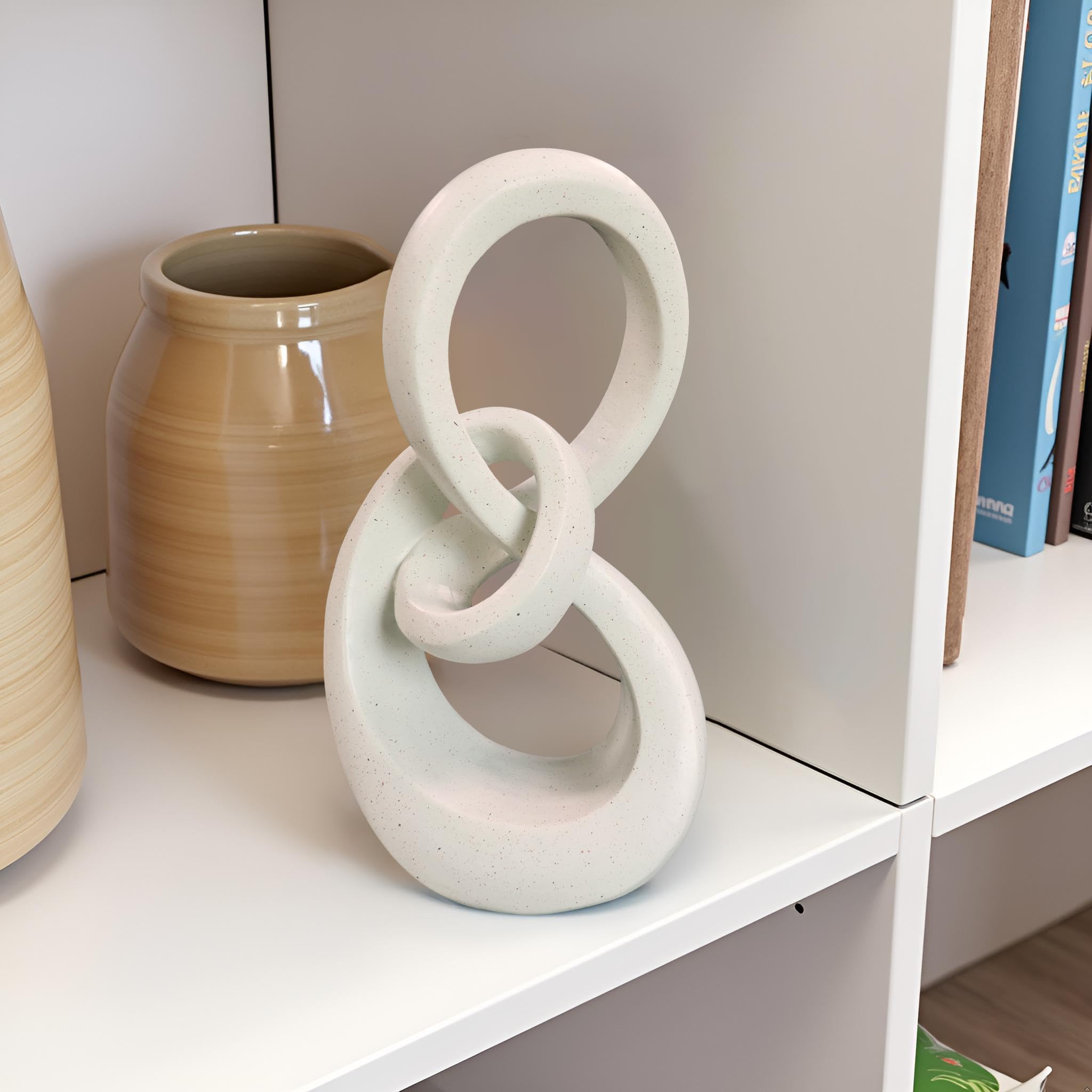 Moderne Musiknote, dekorative Skulptur, abstrakte Skulpturen, Heimdekoration, Couchtisch-Statuen, Regal-Dekoration, Ästhetik, Esszimmer, Wohnzimmer, Schreibtisch-Dekoration, 29,2 cm