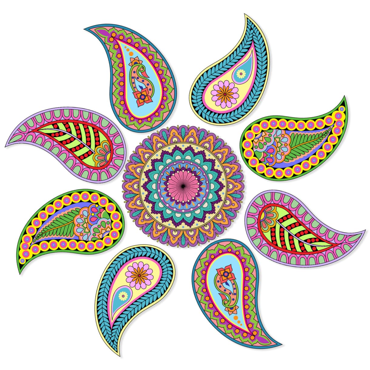 Ambiyaa PVC Vinyl Handmade Rangoli Self Adhesive Sticker (Ambiyaa) (B0D4QZ4XCZ) Amazon Price History, Amazon Price Tracker