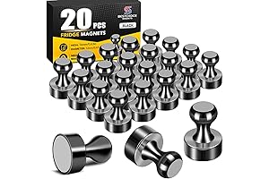 20-Pack Black Whiteboard Magnets for Your Optimal Travel Convenience