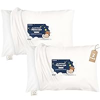 Vista 32 de KeaBabies Funda de almohada para niños pequeños 13"x18" - Funda de almohada de algodón orgánico para niños pequeños, niños, niñas, cubierta