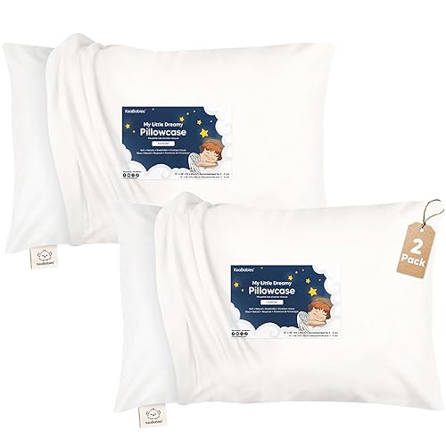 Miniatura 32 de KeaBabies Funda de almohada para niños pequeños de 13 x 18 pulgadas, funda de almohada de algodón orgánico para niños, niñas, funda de algodón suave