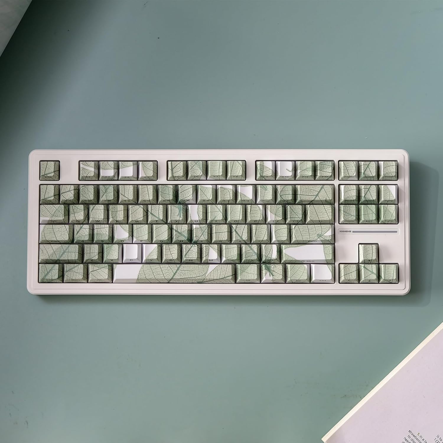 Hyekit PBT Keycaps - Side Printed Custom Keycap Set, 136 Keys, Double Shot Shine Through, Cherry Profile for Cherry Gateron MX Switches