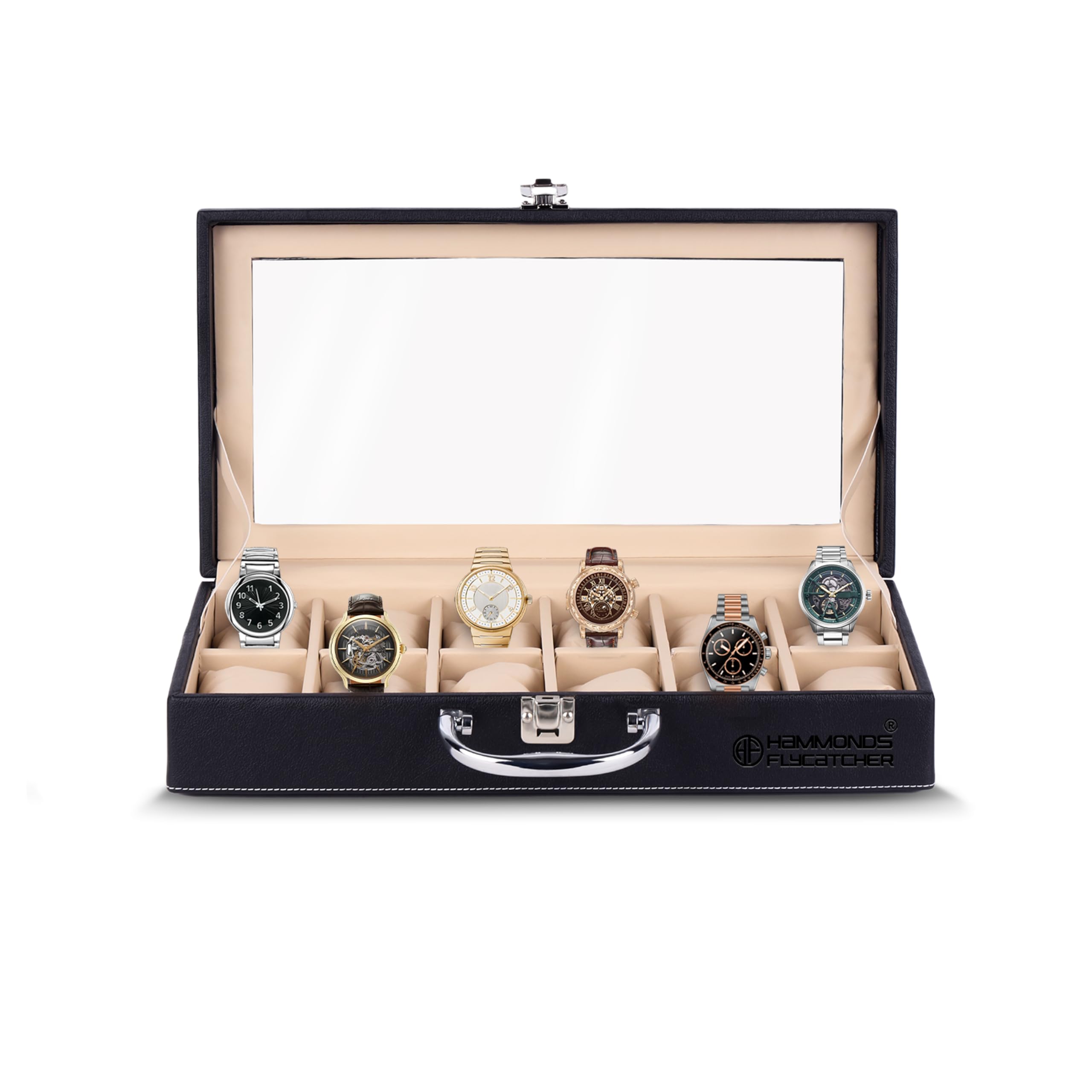 HAMMONDS FLYCATCHER Premium Men's and Women's Watch Box Organiser