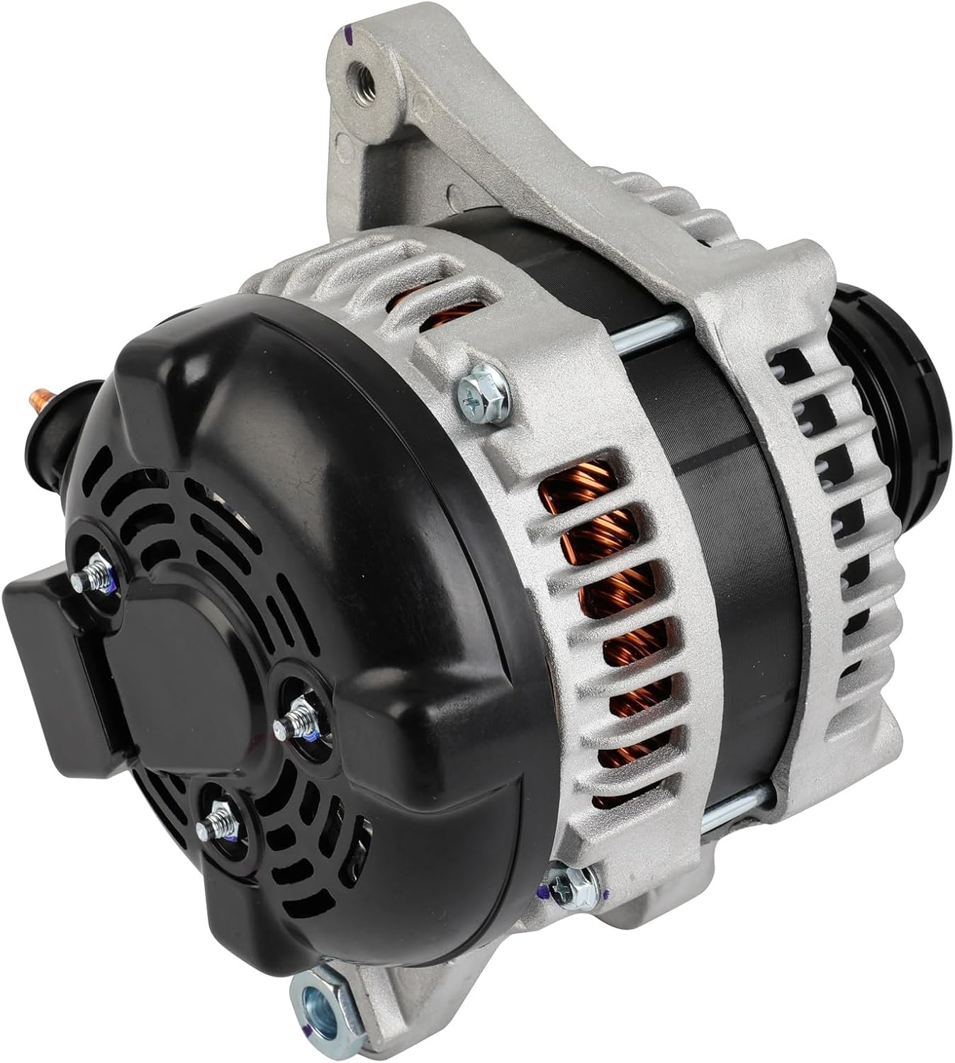SCITOO New Alternator Fits for Scion for xD 1.8L 2008-2014,for Toyota for Corolla 1.8L 2009-2013 12V 110Amp CW 6-Groove Pulley High Output Alternator 1042102800 11386