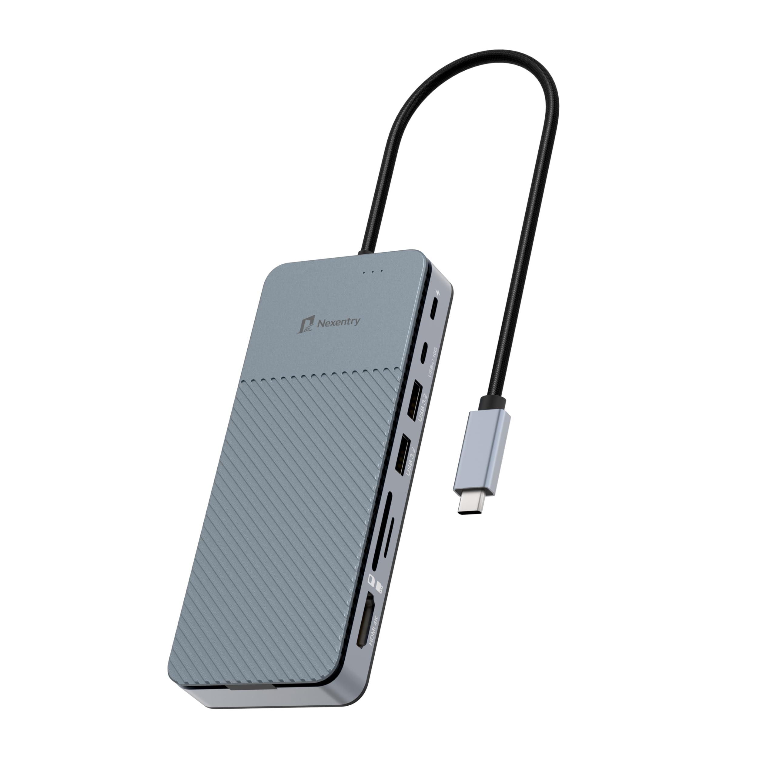 Nexentry 8-in-1 USB C Docking Station with NVMe SSD Enclosure | 4K