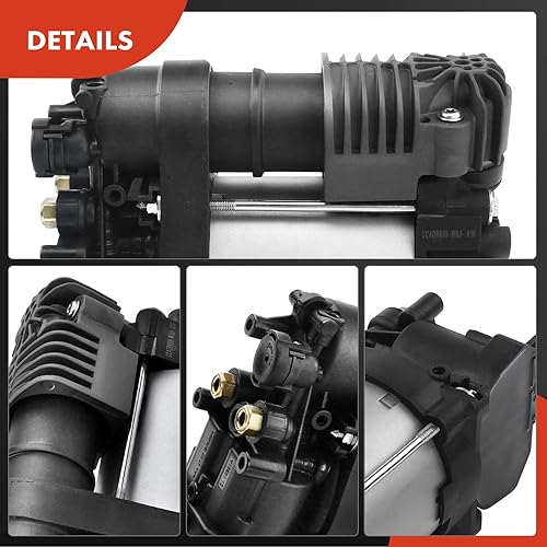 Miniatura 8 de A-Premium Compresor de suspensión de aire compatible con Hyundai Equus 2011 2012 2013 2014 2015 2016, Sedán, repuesto # 558103M000, 55810-3M000