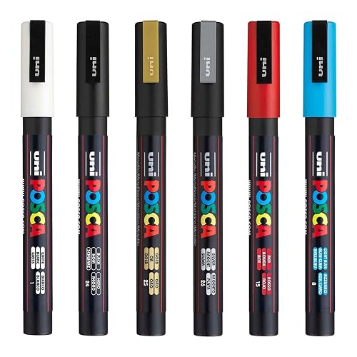 Uni posca PC-3M Marqueurs de peinture pour art – Stylos