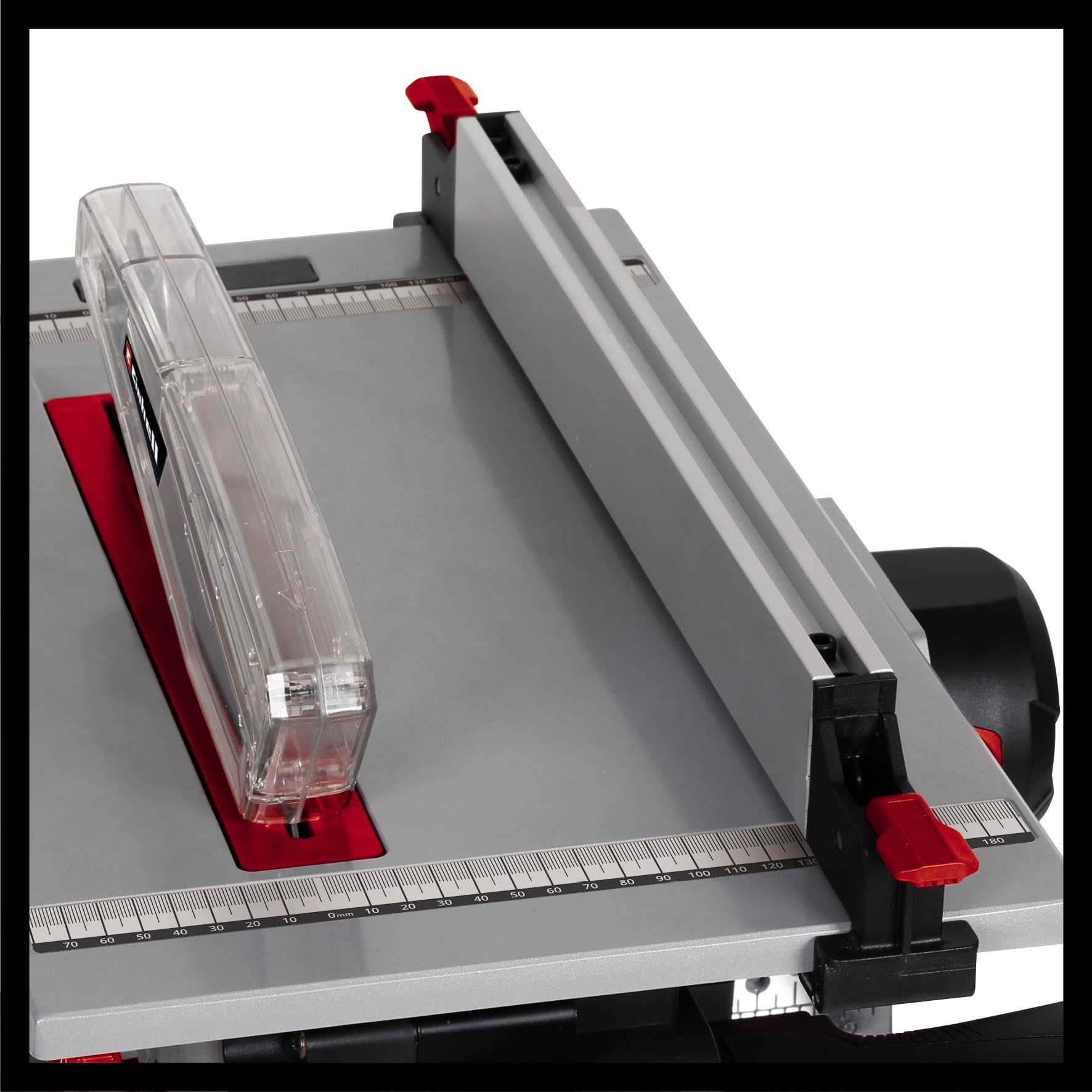 Einhell Kapp-Gehrungssäge mit Obertisch TE-MS 254 T (2000 W, max. 74 mm x 130 mm Schnitttiefe/-breite, Ø 254 mm Sägeblatt, neigbarer Sägekopf, Laser, Tischkreissägen-Funktion)