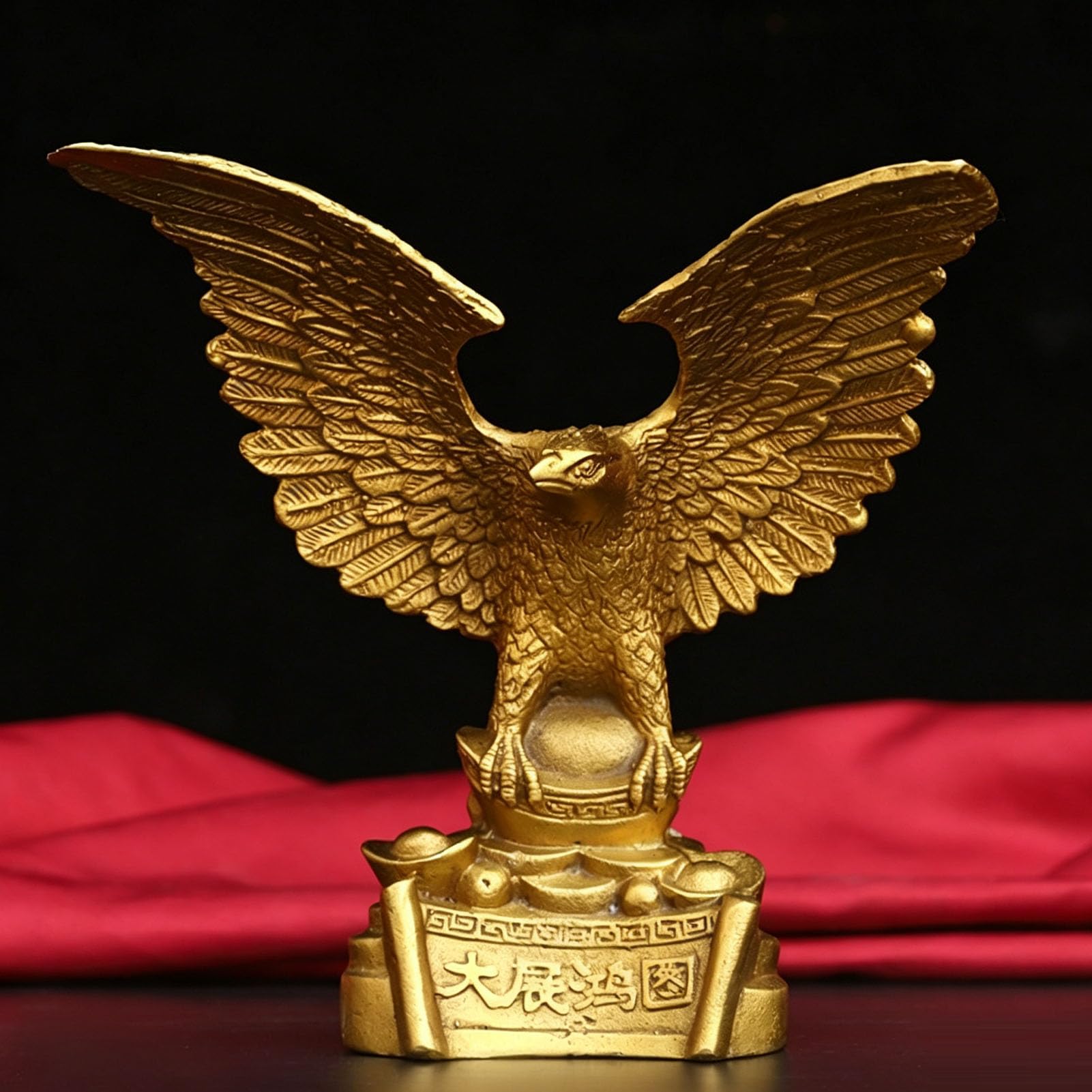 SUNGOOYUE Mosiądzany Orzeł Statuetka Odporna na Utlenianie