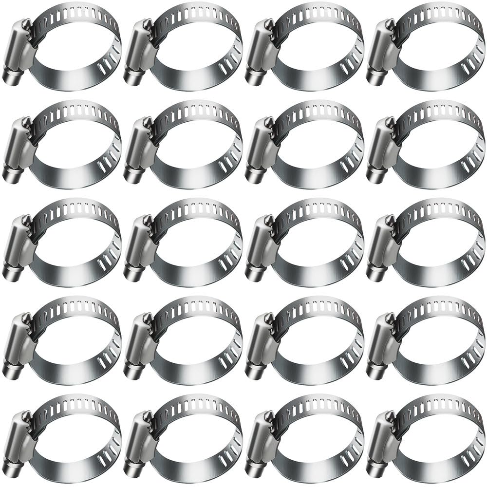 10-30 pezzi fascette stringitubo in acciaio inossidabile regolabili con ingranaggio a vite senza fine per tubi idraulici intercooler, 40, 63 mm, 10 pezzi