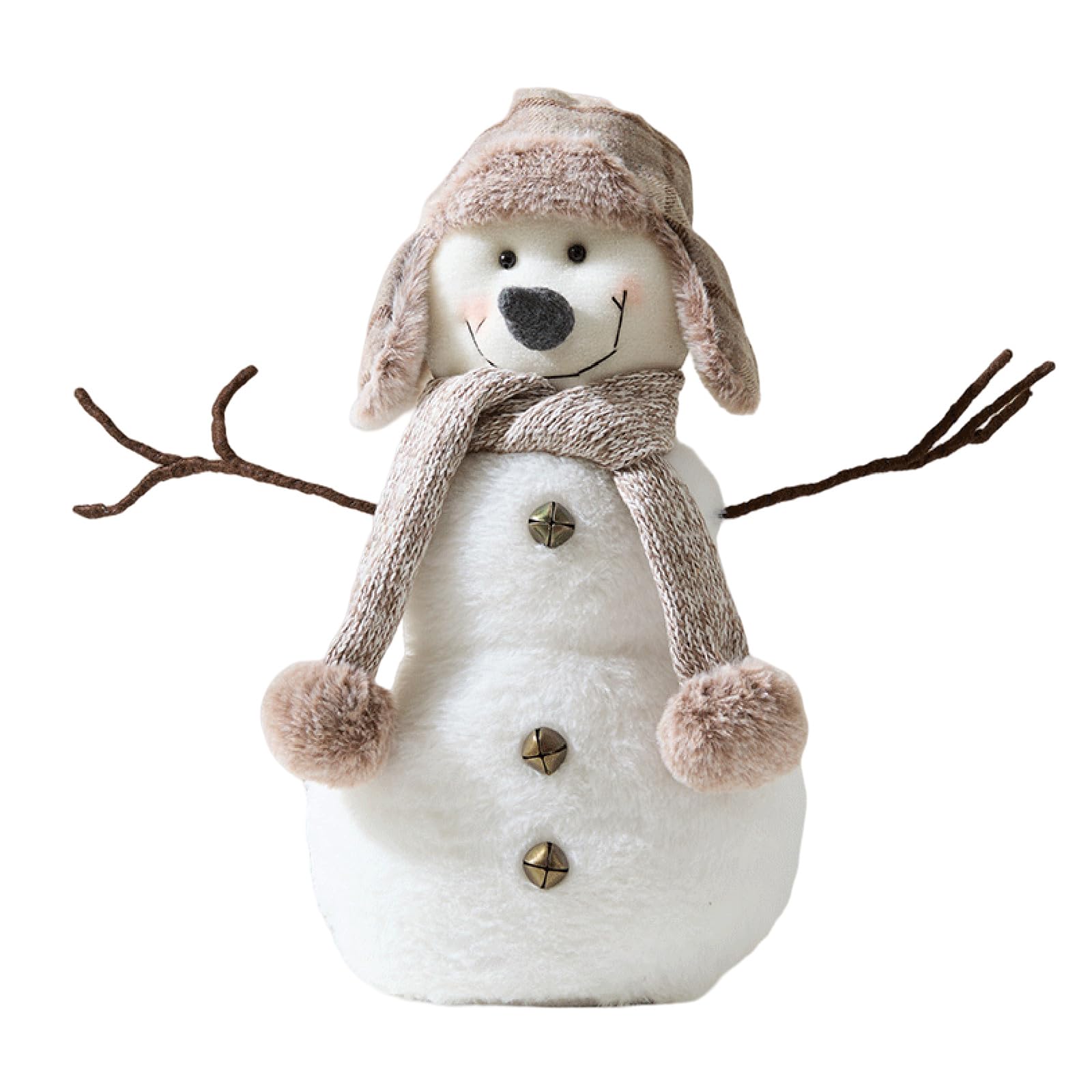 Figurine miniature de Noël, Père Noël, bonhomme de neige, décoration de bureau