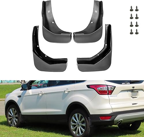 Miniatura 10 de Xotic Tech - Juego completo de 4 protectores contra salpicaduras para guardabarros delanteros y traseros con accesorios de hardware, compatible con